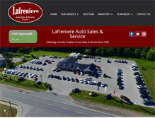 Tablet Screenshot of lafreniereauto.com